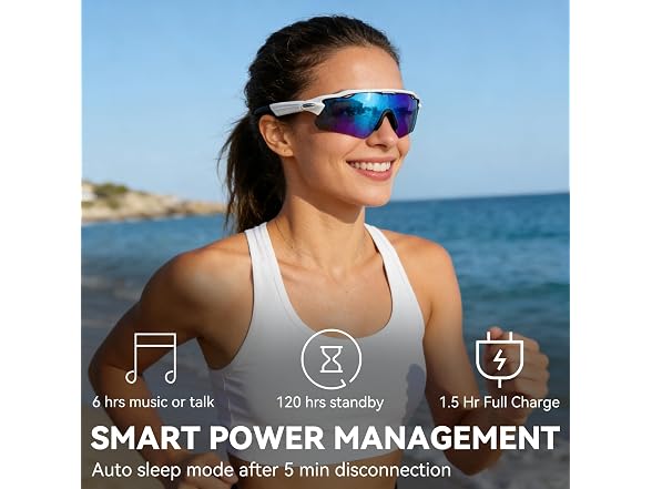 Zigtik Bluetooth Audio Sports Glasses