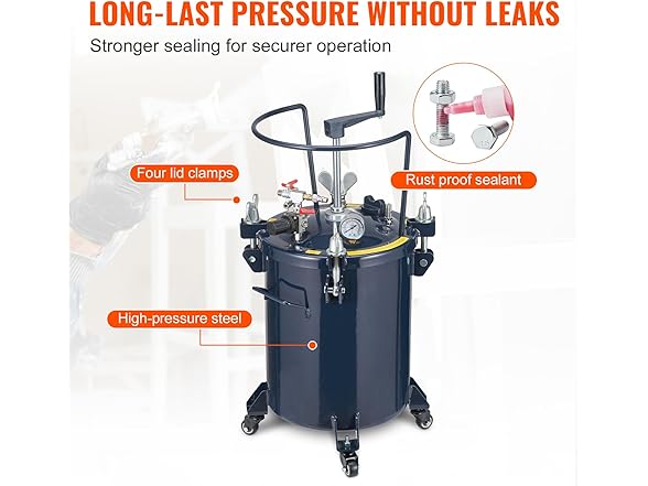 VEVOR Spray Paint Pressure Pot, 30 L/7.5 gal