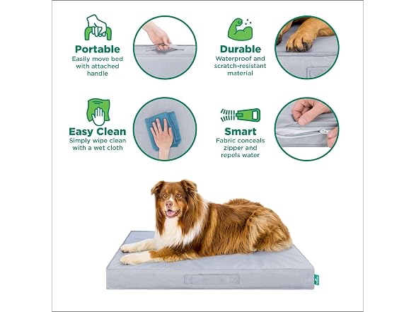 Furhaven Jumbo Plus Cooling Gel Dog Bed