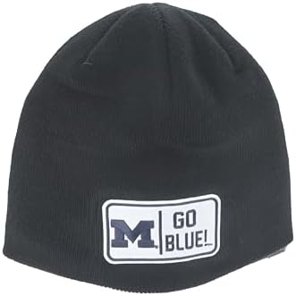 ZHATS Standard NCAA Officially Licensed Beanie Edge Patch Defer Black