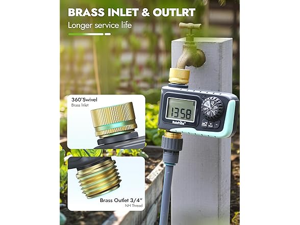 RAINPOINT Programmable Sprinkler Timer