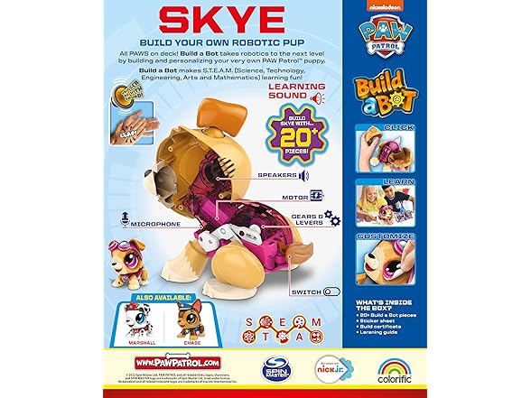 Build a Bot Paw Patrol Skye