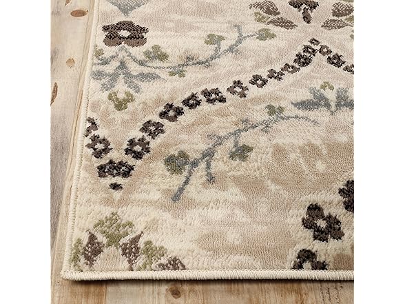 Superior Modern Oriental Floral Damask Rug