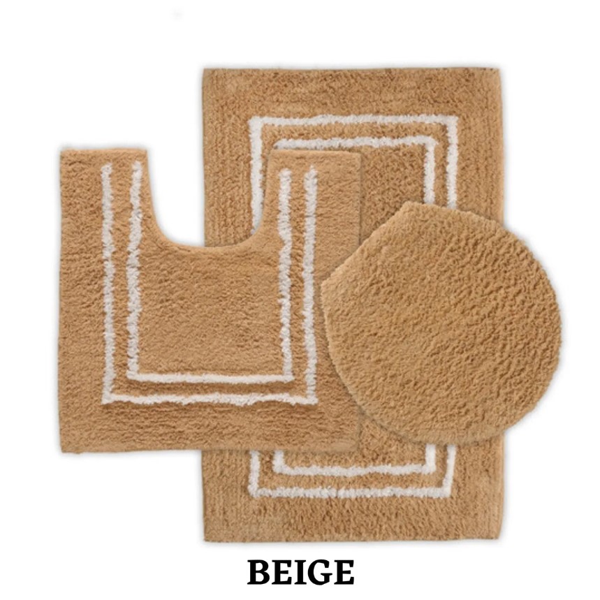 3-Piece Tufted Cotton Bath Rug Set - Gallery 13