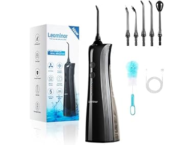 $11.99, Was $35.99, 66% Off! Leominor Water Dental Flosser dealfomo