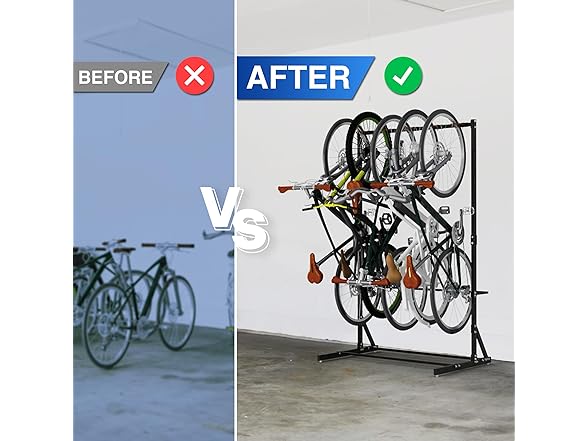 Yes4All Freestanding Bike Storage Rack