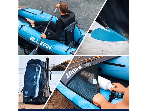 Bluefin Scout Inflatable Kayak 1 Person