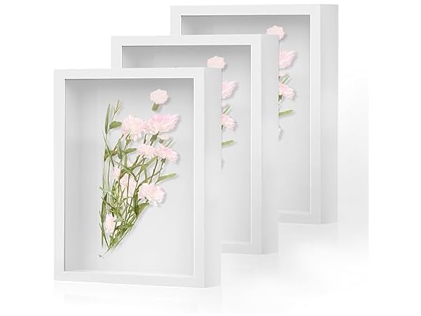 $12.99, Was $23.99, 45% Off! Shadow Box Frame 8x10 - 3 Pack Wood dealfomo