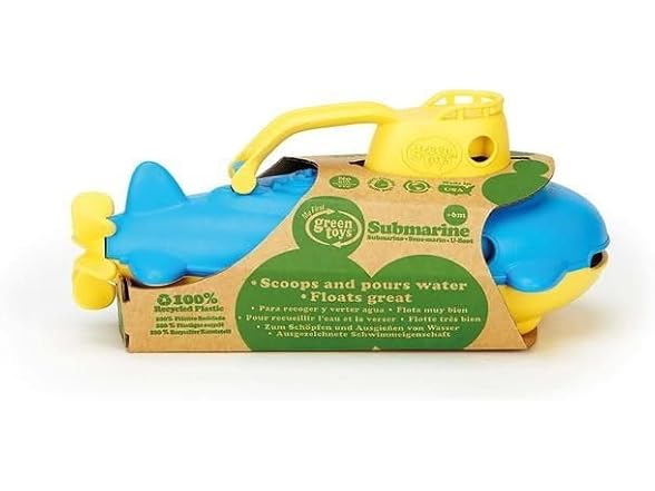 Green Toys Submarine in Yellow & blue