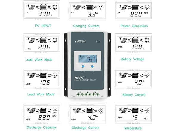 EPEVER 30A MPPT Solar Charge Controller