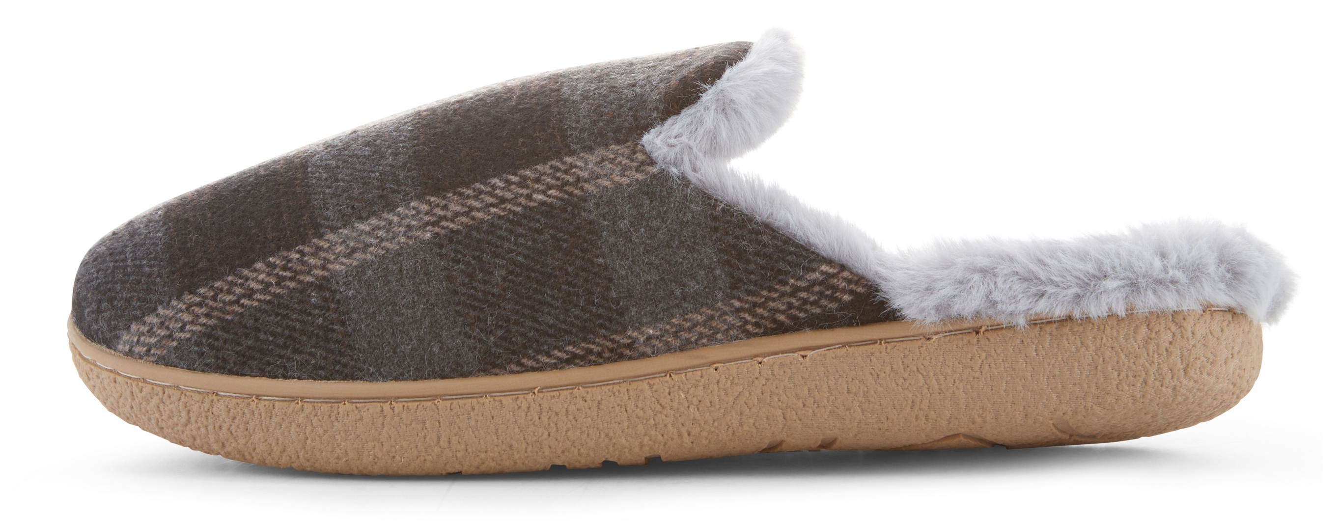 Floopi Womens Festive Plaid Slippers - Gallery 21