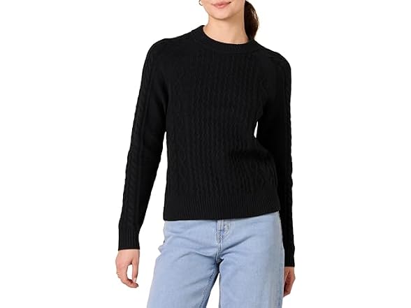 Amazon Essentials Women Stitch Cable Sweater