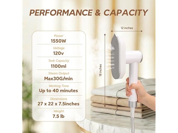 WellMall Hanging Steamer