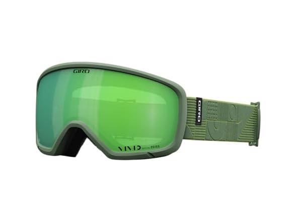 Hedge Green Linocut Strap with VIVID Emerald Lens