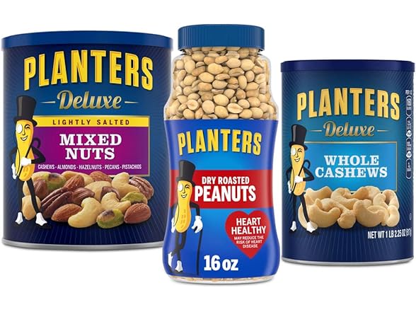 PLANTERS Deluxe Salted Whole Cashews, Pa