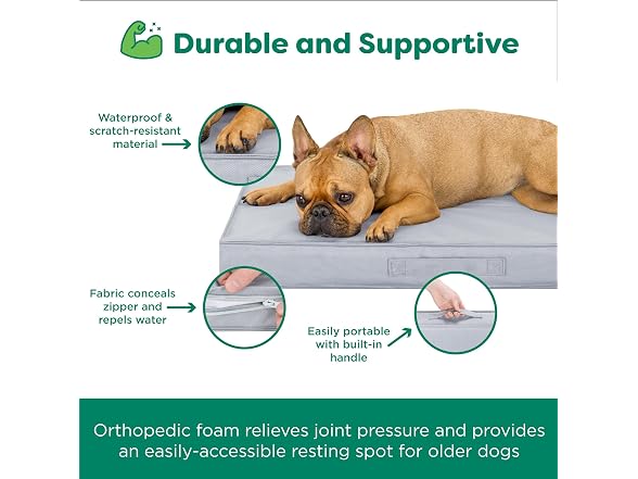 Furhaven Jumbo Plus Cooling Gel Dog Bed
