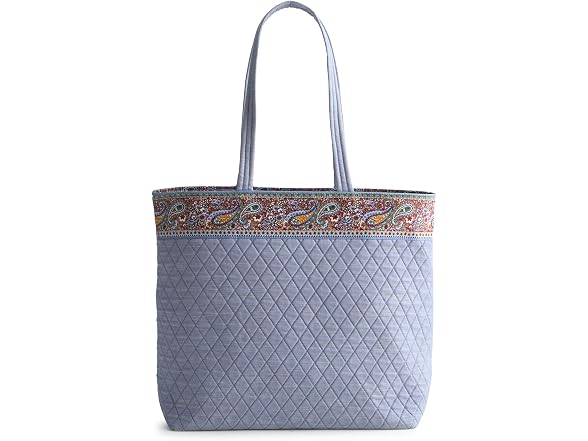 Vera Bradley Premium Cotton Zip Tote Bag