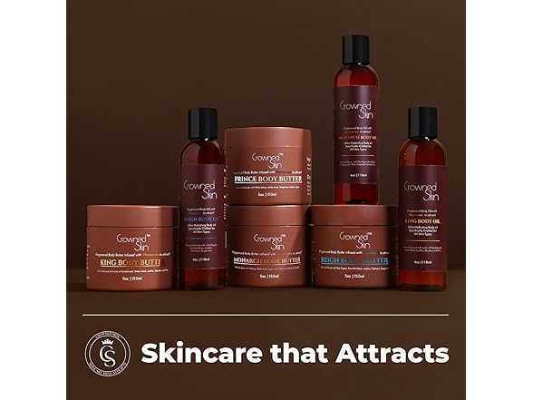 Crowned Skin King Cologned Body Oil