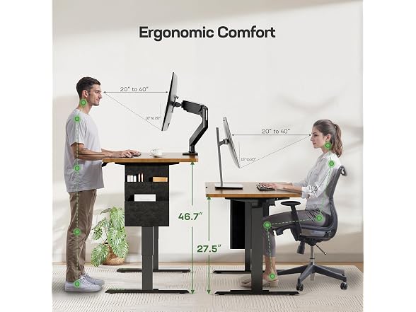 Marsail Standing Desk, 63x24"