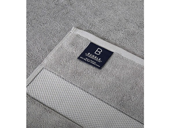 Bumble Combed Cotton Thick Bath Towels- 2PK