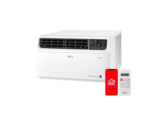 LG 10,000 BTU Smart Window AC 115V, Cools 450 SqFt
