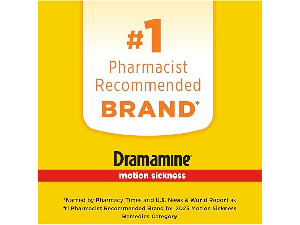 Dramamine Less Drowsy Raspberry Chewable 12ct