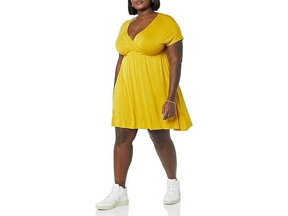 Amazon Essentials Women Large Surplice Dress