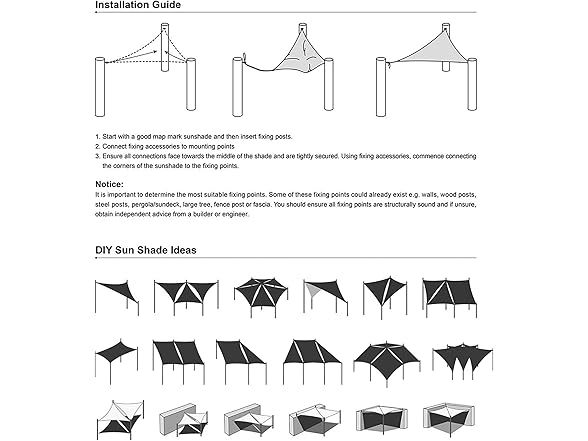 Yescom SHADE SAIL 16Ft SQUARE-Red