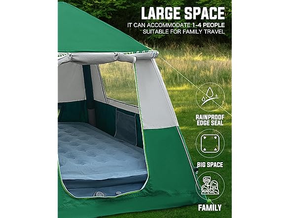 Corani 14.1'x6.5'x9' Inflatable Tent - Nomad Green