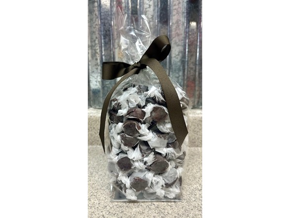Candy Basket Twist Wrapped Caramels - Chocolate