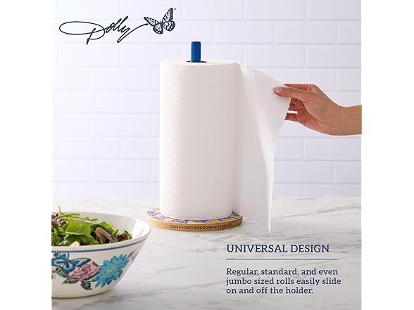 Dolly Parton Bamboo Paper Towel Holder