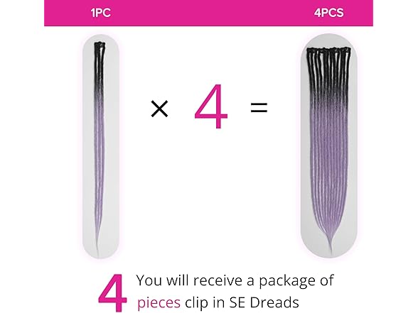 Kyriena Ombre Light Purple ClipIns