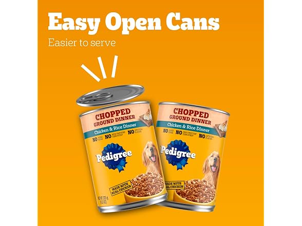 Pedigree Chopped Ground Dinner Wet Dog Food, Chick
