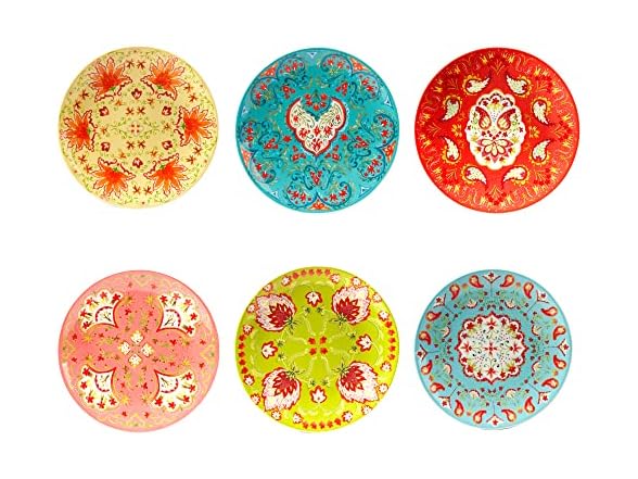 Francesca 8.5" Salad/Dessert Plates, Set of 6