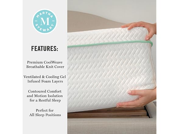 Martha Stewart 12" Queen Foam Mattress