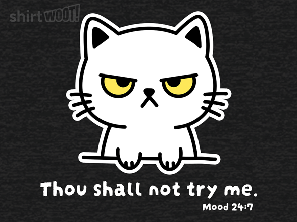 Thou Shall Not Try Me
