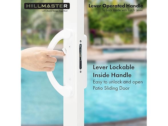 Sliding Glass Door Handle Lock & Key