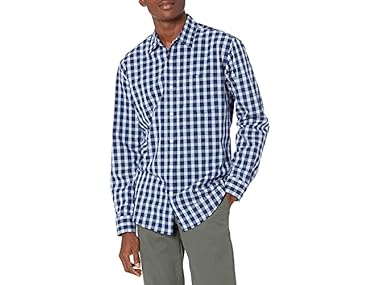 $10.99, Was $23.90, 54% Off! AE Mens RegularFit LS Casual Poplin Shirt dealfomo