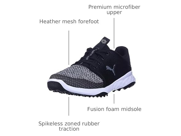 Puma Golf Men's Grip Fusion Sport Golf Shoe, Puma