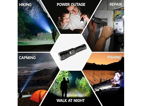 High Lumen Rechargeable Flashlight