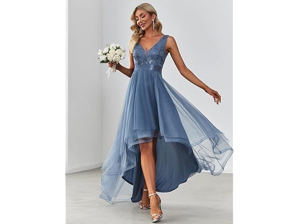 Ever-Pretty Women (US10) V Neck Short Dress