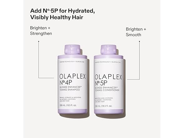 Olaplex No. 4P Blonde Enhancer Toning Shampoo
