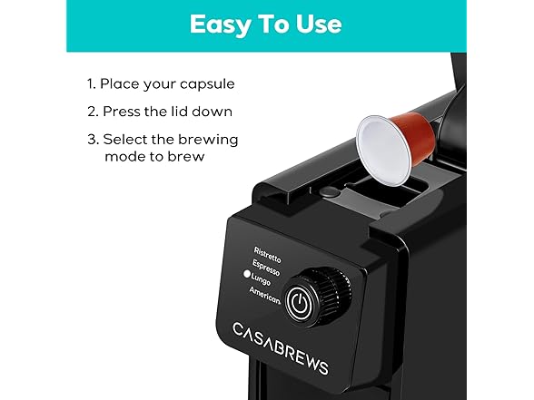 Casabrews Espresso Machine for Nespresso