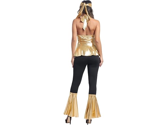 Parlsdy (XS) Plus Size 70s Disco Costume - Gallery 8