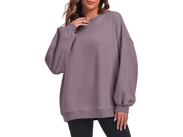 Fkeep Women Oversized Sweatshirt Women Crew Tops