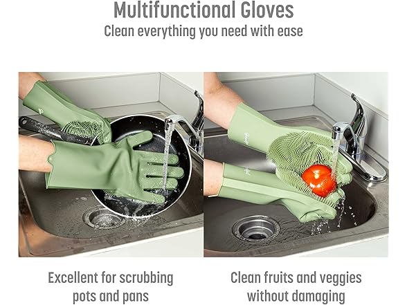 Goodful Silicone Kitchen Rubber Gloves