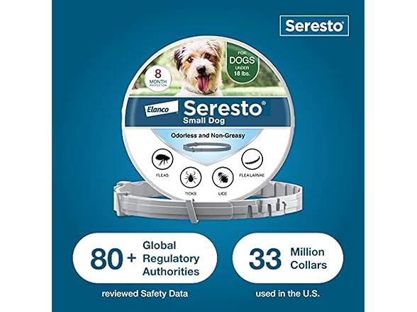 Seresto Small Dog Flea & Tick Treatment & Prevention Collar