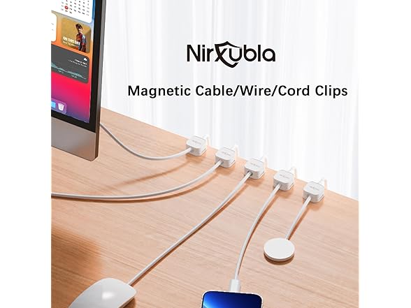 6 Pack Magnetic Cable Clips