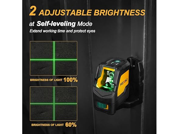 Prexiso Laser Level with Tripod, IP54 Professional