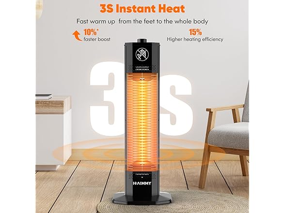 HAIMMY Outdoor Electric Patio Heater